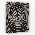 Hypnosis Symmetry - Black and White Canvas Wall Art