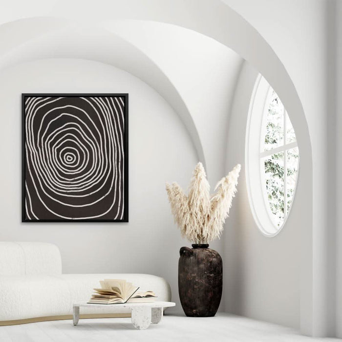 Hypnosis Symmetry - Black and White Art