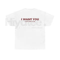 "I Want You I Just Can't Flirt" Funny T-Shirt – Relatable Sarcastic Graphic Tee