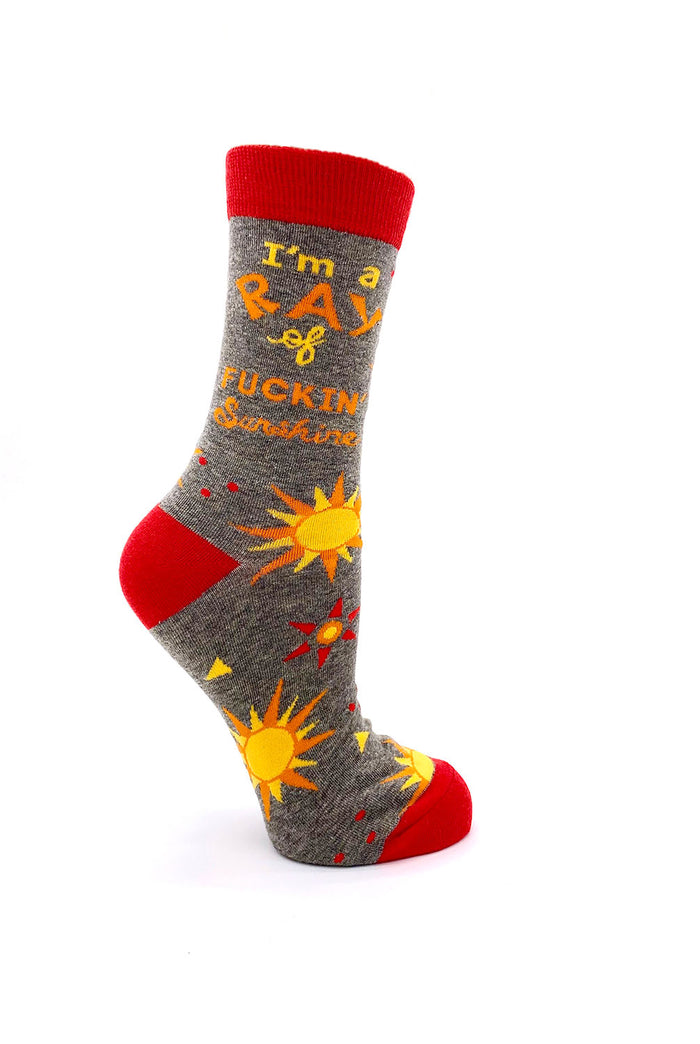 COOL SOCKS Ladies RAY OF FUCKING SUNSHINE