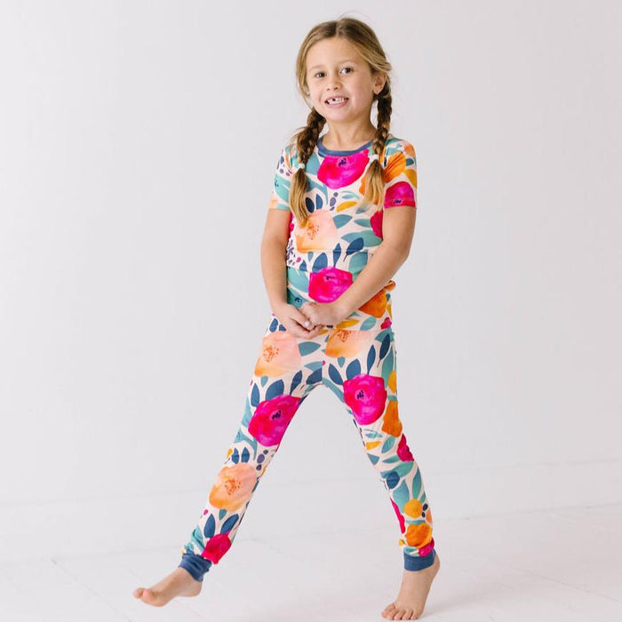 In Full Bloom Two Piece Kid's Jammie Set