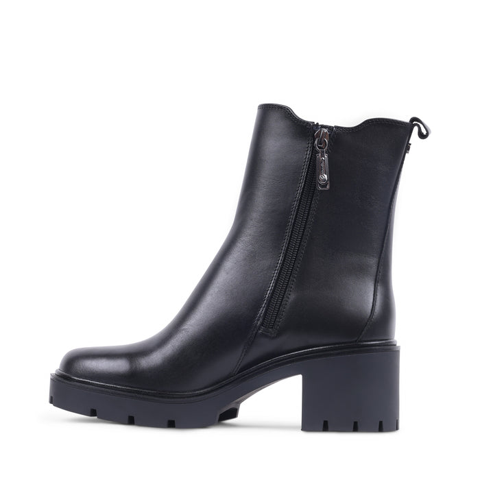 INIYA BLACK LEATHER WATERPROOF BOOT
