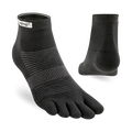 Injinji Toe Socks - Run Original Weight CoolMax - black ankle pair