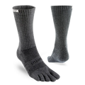 Injinji Toe Socks - Trail Midweight Crew - grey crew pair