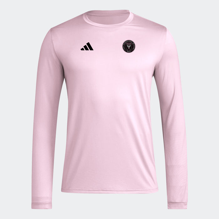 adidas Inter Miami Messi LS PREGAME | Light Pink | Men's
