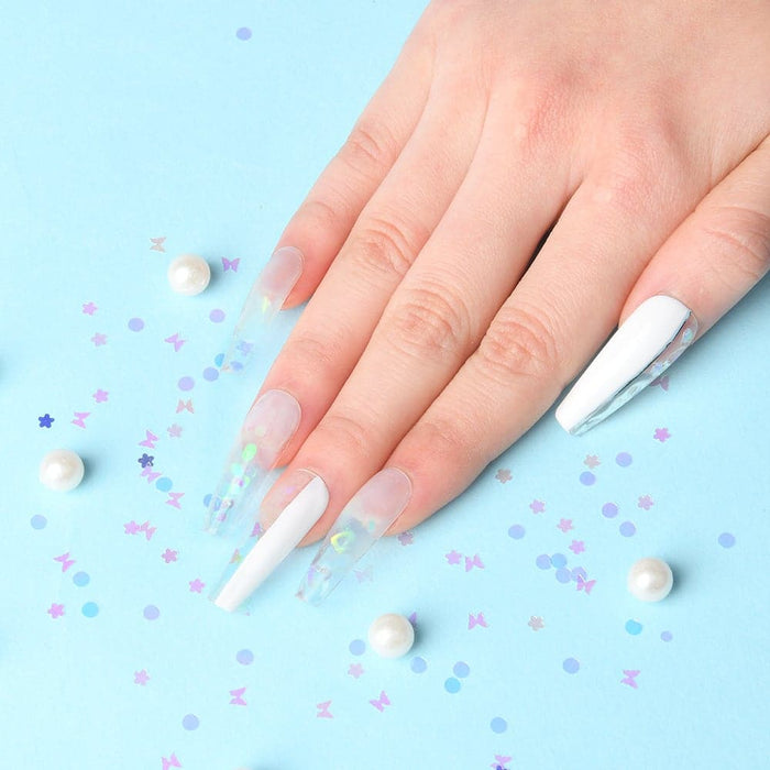 Iridescent Mylar Flakes - Nail Art Glitter Kit Nail Art MODELONES #