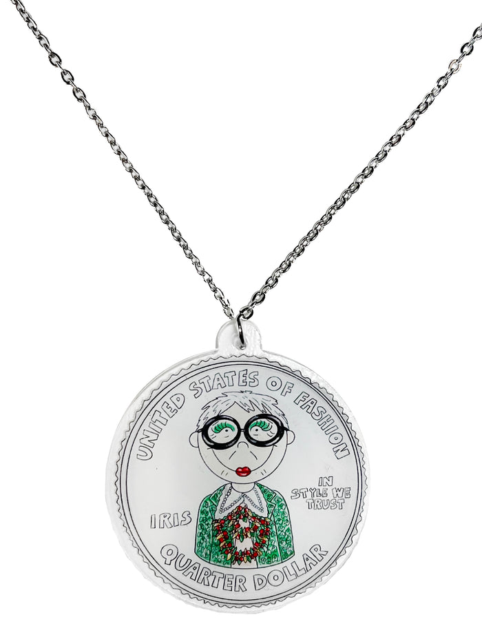 Iris Coin Necklace