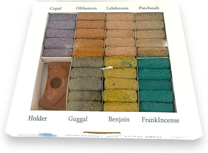 Ishom 7 Wild West Exotic Incense Incienso (Sampler of 7 scents)with Holder