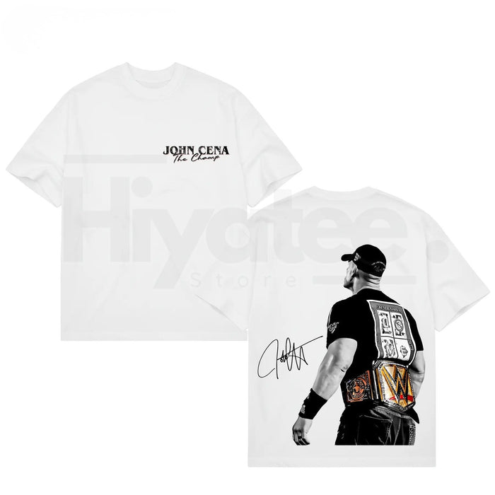 JOHN CENA THE CHAMP 2025 TEE – WWE Fans Unisex Cotton Crewneck Shirt