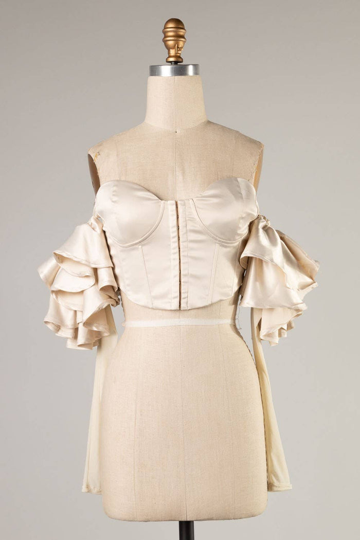 Juliet's Corset Satin Blouse