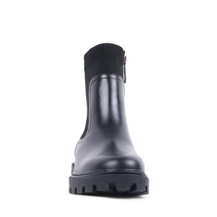 JULISSA BLACK LEATHER WATERPROOF BOOT