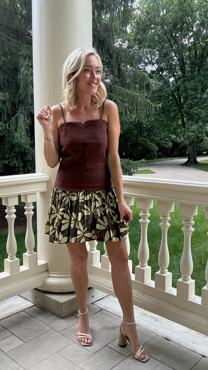 Katrina Printed Mini Dress