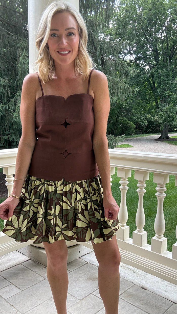 Katrina Printed Mini Dress