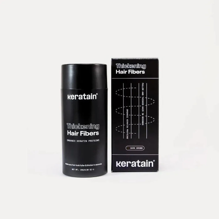 Keratain hair fibers – Dark brown (25 gr) - Hairgivers