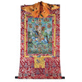 King Gesar - Tibetan thangka painting, front view