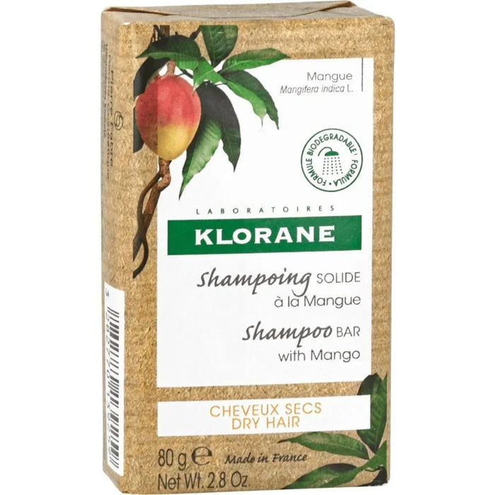 Klorane shampoo bar Mango - dry hair (80 gr) - Hairgivers