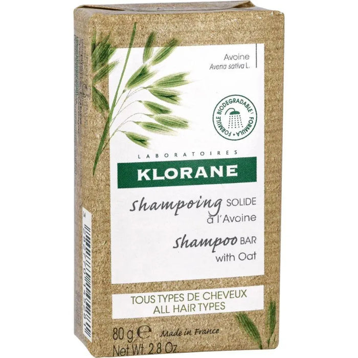 Klorane shampoo bar Oat - normal hair (80 gr) - Hairgivers