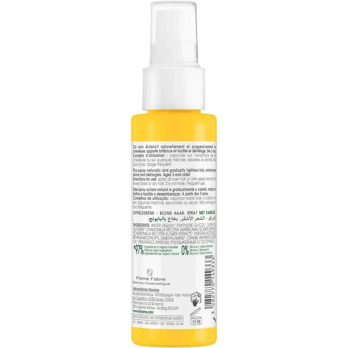 Klorane spray for blonde highlights Chamomile (100 ml) - Hairgivers