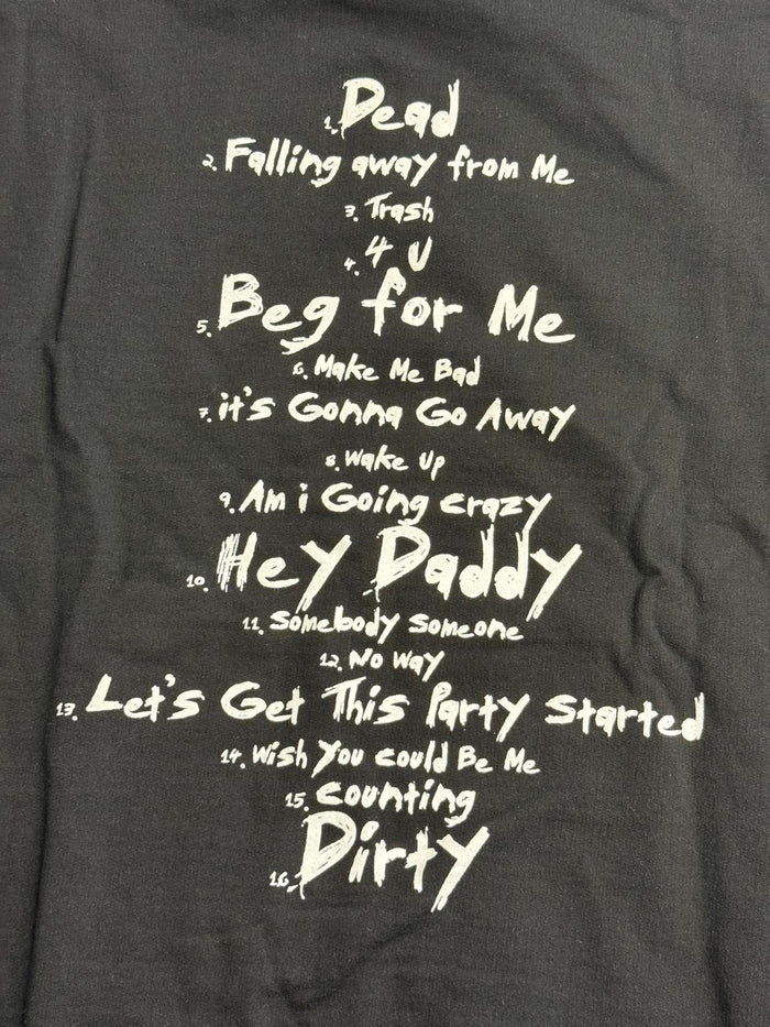Korn Band Hoodie T-shirt Album Issues Song List - L
