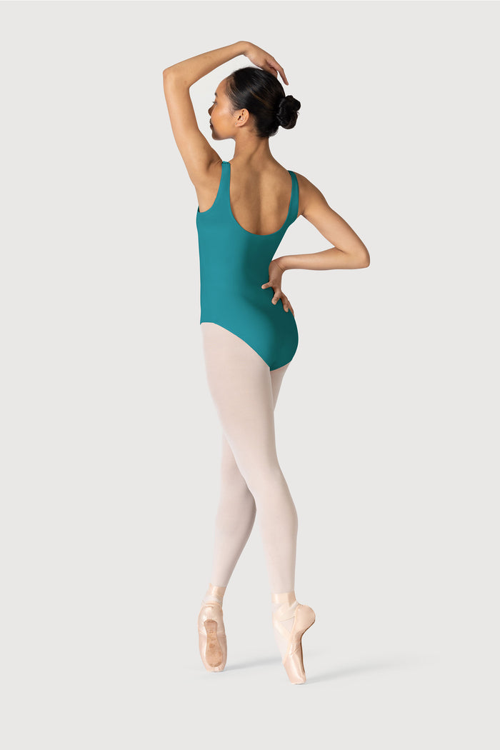 L0828L - Bloch Overture Odetta Sleeveless Pleat Womens Leotard