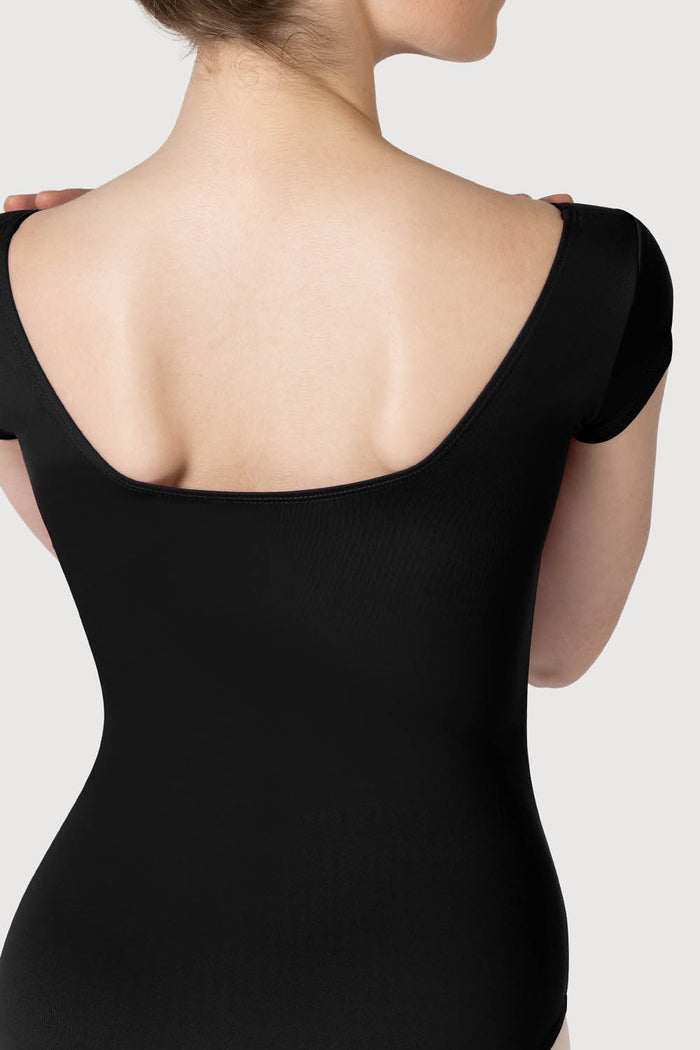 L3812LI - Bloch Viva Repertoire Womens High Back Cap Sleeve Leotard