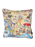 LA Map Pillow