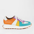 Froggie Shoes Sneakers Froggie Women's Lace-up Sneaker- Bright leather Colours -12688