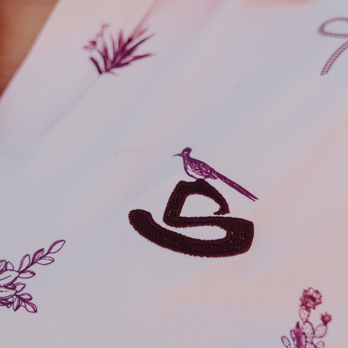 LADIES DESERT THEME POLO