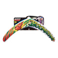 The Lanard Ultimate Boomerang by Lanard is a colorful foam boomerang featuring bold "BOOMERANG" text and a kangaroo graphic, packaged on cardboard labeled Ultimate Boom. Ideal for outdoor play and active fun!.