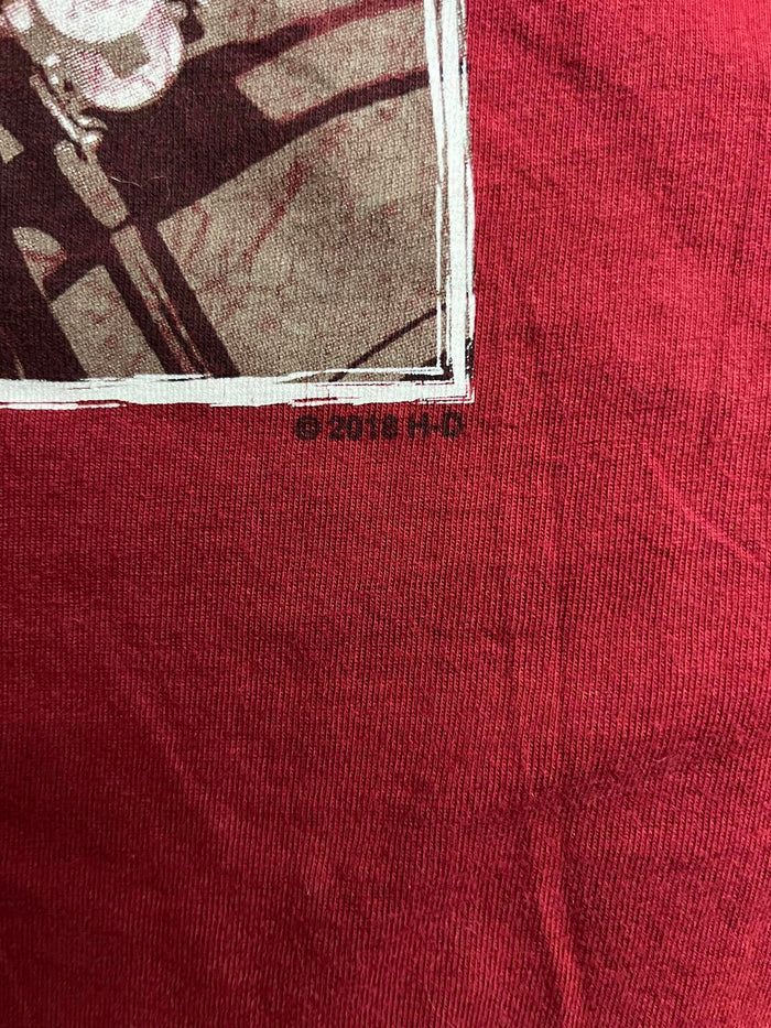 Las Vegas Harley Davidson T-shirt Red Rock Tee - L