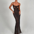 Lauren's Lace Slit Dress