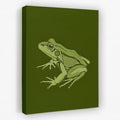 Leafy Lounger - Animals Canvas Wall Art