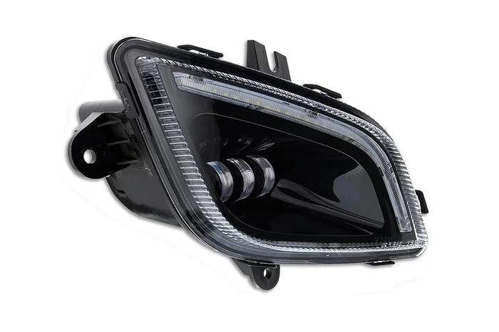 LED Fog Light Black Passenger 2018+ Freightliner Cascadia 126 116