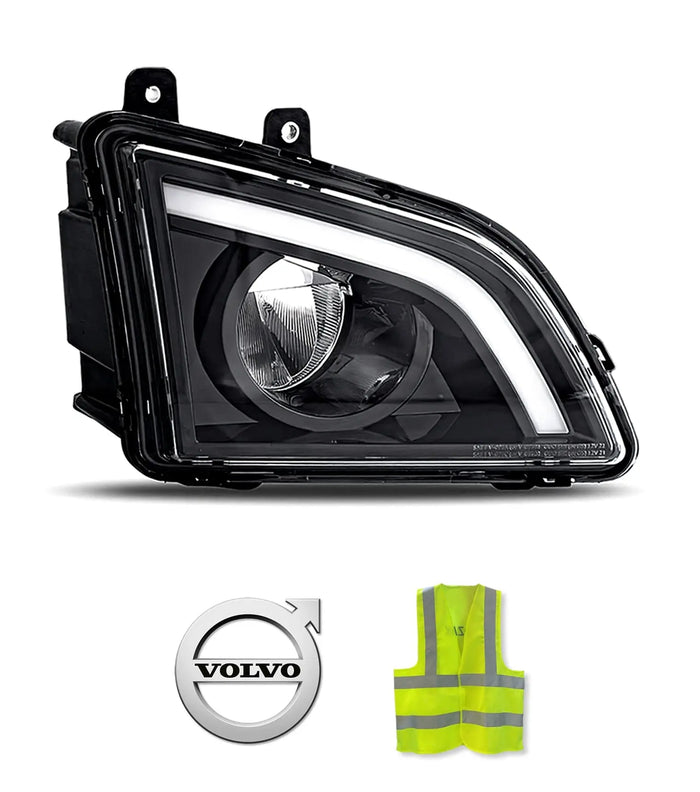 Black Housing LED Fog Light Right Volvo VNL 2018+ -