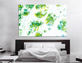 Light Green Abstract Canvas Print #1026