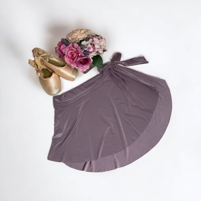 Light Purple Ballet Wrap Skirt -  Lavender Mist Demi Skirt