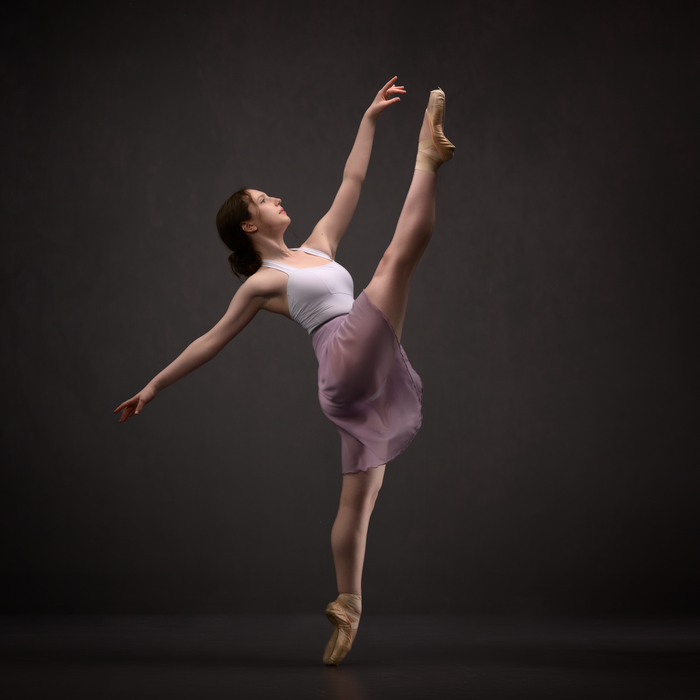 Light Purple Chiffon Ballet Wrap Skirt - Lavender Mist Classical Skirt
