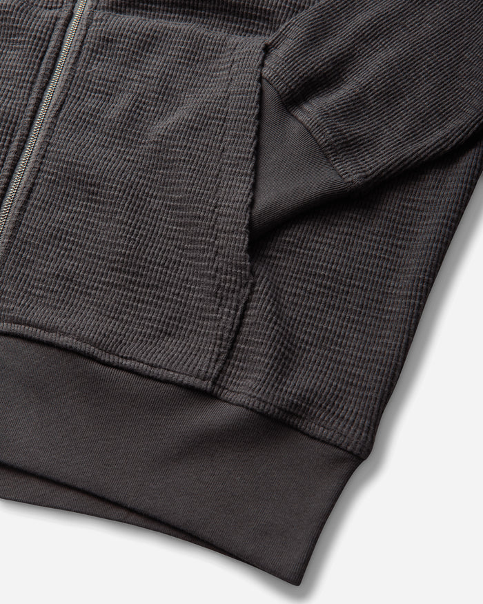 Stüssy Light Weight Thermal Hood Faded Black Sweatshirts Hoodies 1140410SJ 0090