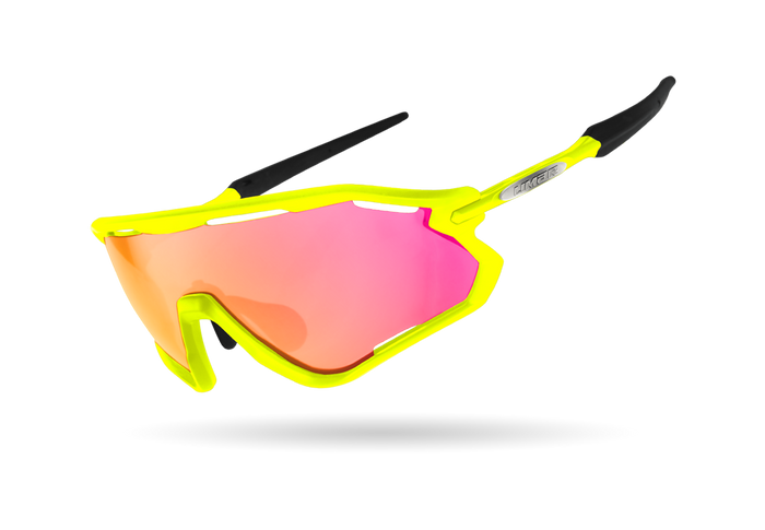 LIMAR VEGA POLYCARBONATE CYCLING SUNGLASSES | YELLOW FLUO