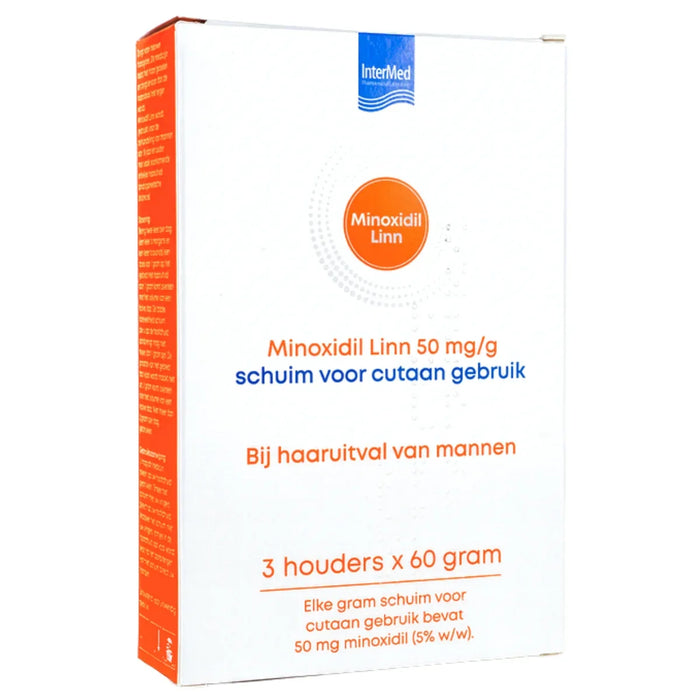 Linn Minoxidil 5% foam 3-pack (3x60 gr) - Hairgivers