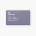 A rectangular box labeled “Lint-Free Remover Pads” from LONDONTOWN, containing 200 pads, is displayed on a plain white background.
