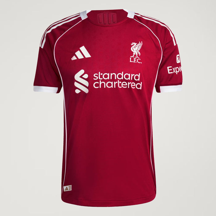 adidas Liverpool FC 25/26 Home Authentic Jersey  | Red-White | Men's