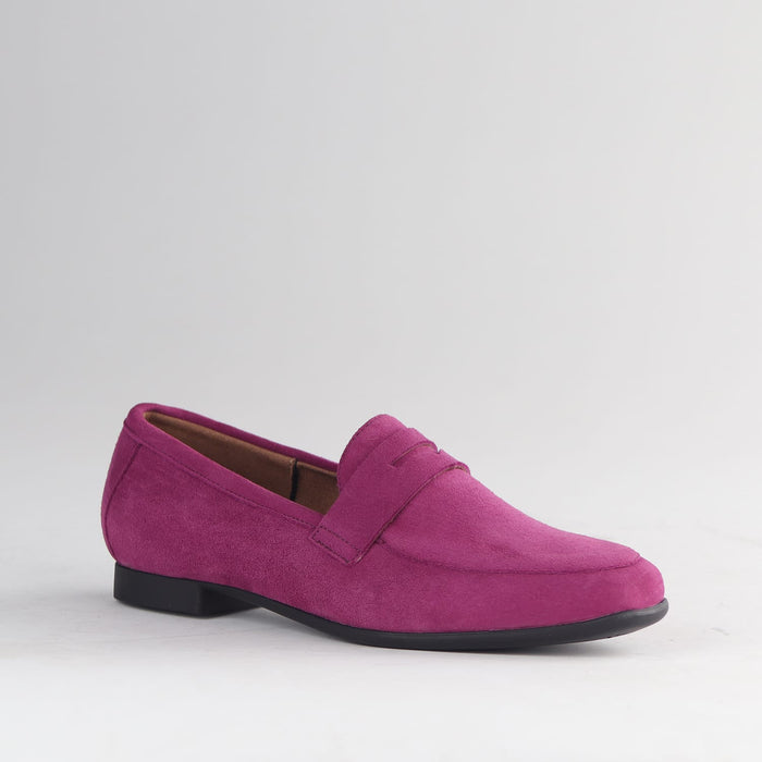 Froggie Shoes Loafers Froggie Women's Loafer- Mauve Suede - 13029