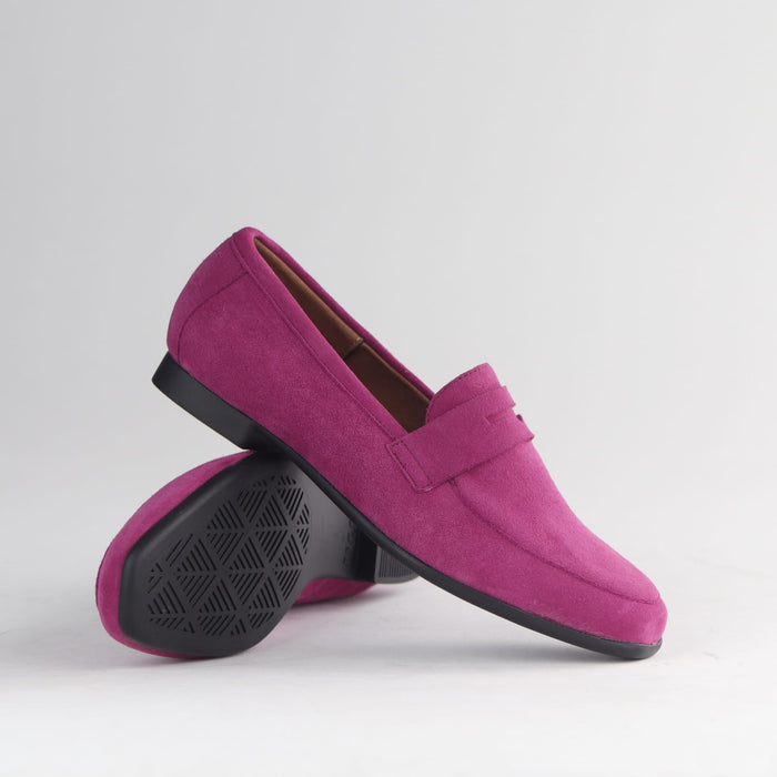 Froggie Shoes Loafers Froggie Women's Loafer- Mauve Suede - 13029