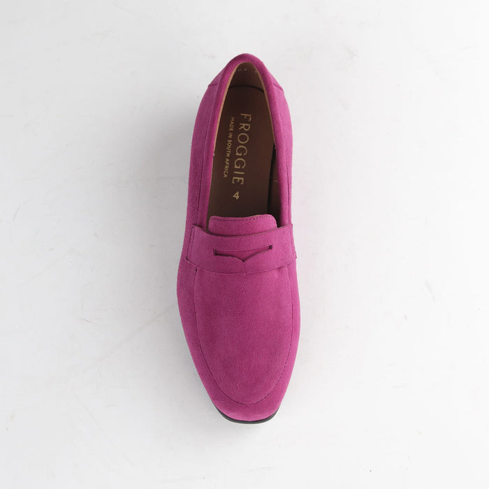 Froggie Shoes Loafers Froggie Women's Loafer- Mauve Suede - 13029