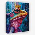 Lord Frog - Animals Canvas Wall Art