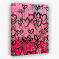 Love Wall - Heart Canvas Wall Art