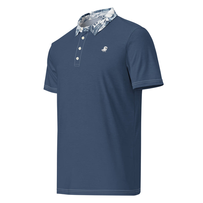 Low Low: Midnight Blues Trim | Polo Shirt (slim fit)