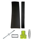 Lower Behind Cab Cabin Wind Fairing with Extension Driver 2004-2017 Volvo VNL