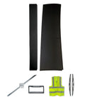 Lower Behind Cab Cabin Wind Fairing with Extension Passenger 2004-2017 Volvo VNL